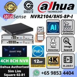 DAHUA SECURITY CCTV NVR2108HS-8P-I DMSS Smart PSS