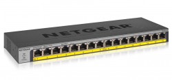 NETGEAR GS116LP-100EUS 16PT POE/POE+GIGABIT UNMANAGED SWCH