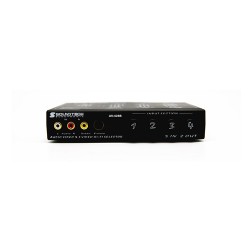 SOUNDTECH AV RCA AUDIO VIDEO SELECTOR AV-428S 5 IN 2 OUT