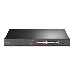 TPLINK SL1218P 16 PORT POE+ SWITCH WITH 2 PORT GIGABIT