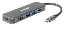 D-LINK DUB-M650 D-Link 6-in-1 USB-C Hub with HDMI/Power Deli