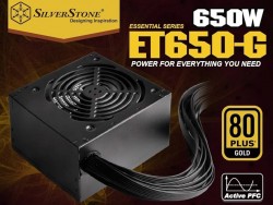 SILVERSTONE SST-ET650-G V1.2 Essential 650W 80 Plus Bronze S
