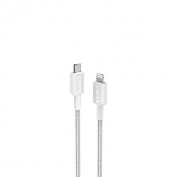 Anker 322 USB-C to USB-C Cable 10ft Braided White A81F7H21