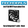 Arctic P12 Slim PWM PST 120 mm Fan w/inte Y-cable - Black