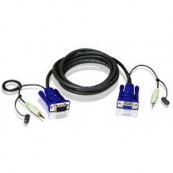 ATEN 2L-2402A (1.8m) 1.8m 2L2919 VGA Male to Female with Aud