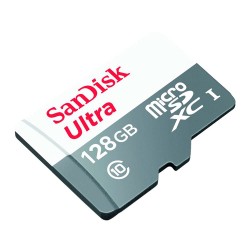 SanDisk Ultra microSDXC, SQUNR 128GB, C10, UHS-1, 100MB/s R,