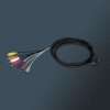 ZeeVee ZV709-3-X20  Cable, 20-PACK, Component, 3ft, AV 13P M