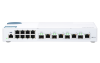 QNAP QSW-M408-4C, 8 port 1Gbps, 4 port 10G SFP+ NBASE-T Comb