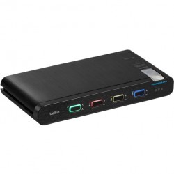 Belkin 4-Port Single Head DP/HDMI to DP/HDMI Video Secure De