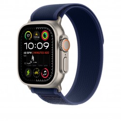 APPLE MXTW3FE/A 49mm Blue Trail?Loop?-?M/L - Natural Titaniu
