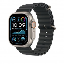 APPLE MXTL3FE/A 49mm Black Ocean?Band - Natural Titanium Fin