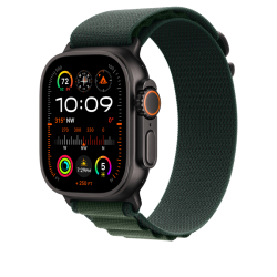 APPLE MYPQ3FE/A 49mm Dark Green Alpine?Loop -?Small - Black 