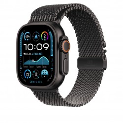APPLE MXKG3FE/A 49mm Black Titanium Milanese Loop - Medium