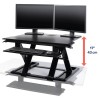 Ergotron 33-467-921 WorkFit-TX Standing Desk Converter, Blac