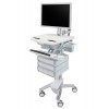 Ergotron SV43-2550-0 StyleView Medication Cart with HD Pivot