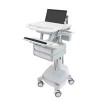 Ergotron SV44-1112-4 StyleView Laptop Cart, LiFe Powered, 1 
