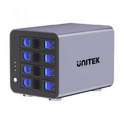 Unitek S1301AGY01-UK 4 Bay RAID External Hard Drive Enclosur