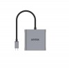 Unitek V1404A USB-C to Dual DP1.4 8K Adapter with MST,  Spac