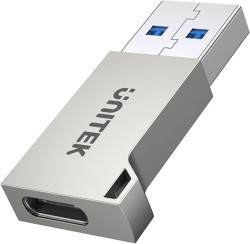 UNITEK A1034NI USB3.0 Type-A Male to Type-C Female Adapter, 