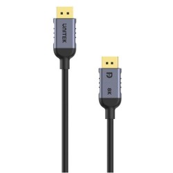 UNITEK C1628GY01-5M 5M,  DP1.4 Male To Male Cable (8K),  Pur