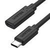 UNITEK C14086BK 0.5M,  USB3.1 CM to C FM Extension Cable wit