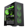 GameMax Leader 2 WH E-ATX  Black Chassis, 0.7mm Metal mesh f