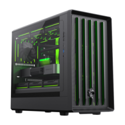 GameMax Claw360 BK M-ATX Black Chassis Mesh + Acrylic Front 