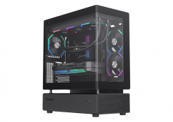 GameMax N80 BK ATX Black Chassis , 0.8mm /1.0 mm Steel,tool-