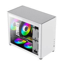 GameMax Spark Air WH M-ATX White Chassis Mesh Front Panel
