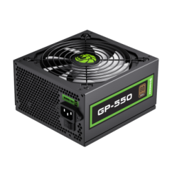 GameMax GP 550B Black Edition, Non-modular, 80PLUS Bronze DC