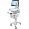 Ergotron SV43-1320-0 StyleView Cart with LCD Pivot, 2 Drawer