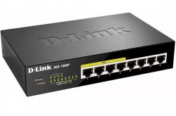 DLINK 8 PORT GIGABIT POE+ SWITCH DGS-1008P