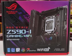 Asus Rog Strix Z590-I Gaming Wifi Lga1200 Thunderbolt Mother