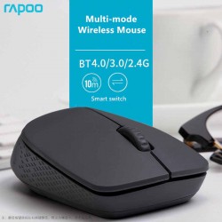 RAPOO M100 SILENT MULTIMODE WIRELESS MOUSE (BLACK)