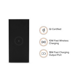 10000mAh Mi Wireless Power Bank Essential black & white