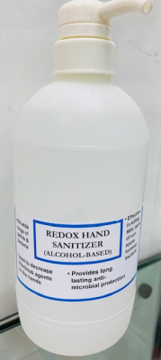 REDOX HAND SANITIZER KILLS 99% BACTERIA (ALCOHOL-BASED) 750M