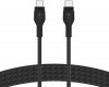 BELKIN USB-C to USB-C 2.0, SILICONE, 1M, BLK CAB009bt1MBK