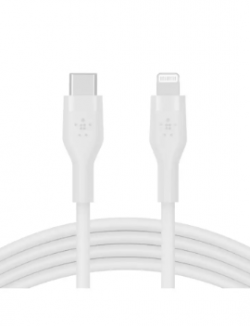 USB-C to LTG, SILICONE, 1M, WHT