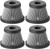 HOTO Replacement HEPA Filter (S) 4-Pack for compressed air c