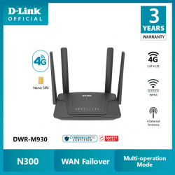 DLINK DWR-M930 N300 4G LTE SIMCARD ROUTER