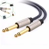 UGREEN 10636 6.5MM 1/4" MALE TO MALE AUX AUDIO CABLE 1M