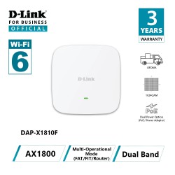 DLINK AX1800 Wi-Fi 6 Dual-Band PoE Access Point