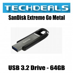 SanDisk Extreme Go Metal USB 3.2 Drive - 64GB