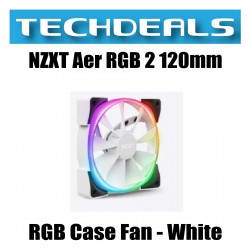 NZXT Aer RGB 2 120mm RGB Case Fan - White