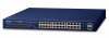 PLANET GSW-2620HP 19" 24-Port 10/100/1000T 802.3at PoE + 2-P