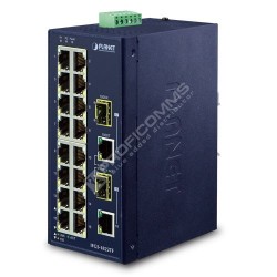 PLANET IFGS-1822TF IP30 Industrial 16-Port 10/100TX + 2-Port