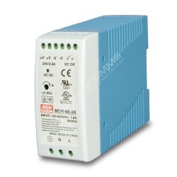 PLANET PWR-60-24 24V, 60W Din-Rail Power Supply (MDR-60-24, 
