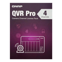 QNAP LIC-SW-QVRPRO-4CH-EI QVR Pro camera license for 4 chann
