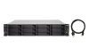 QNAP TL-R1200C-RP 12-bay 2U rackmount USB-C 3.1 Gen2 10Gbps 
