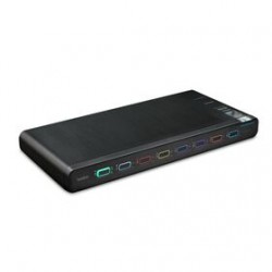 Belkin 8-Port Dual Head DP/HDMI to DP/HDMI Video Secure Desk
